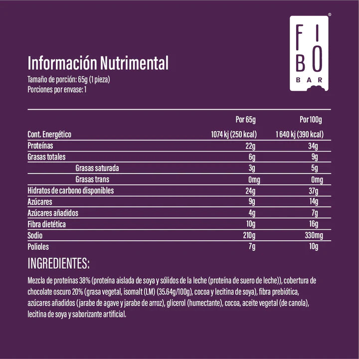 FIBO 22g Protein Brownie