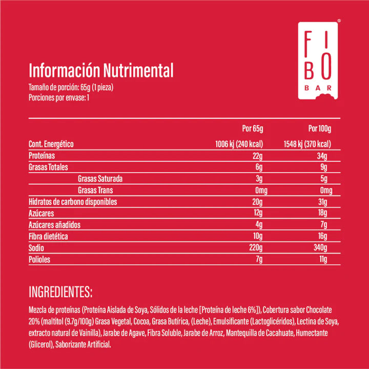 FIBO 22g Protein Frutos Rojos